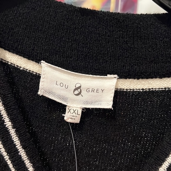 Lou Gray French Terry striped dress-so flattering and stretchy! - Picture 2 of 4